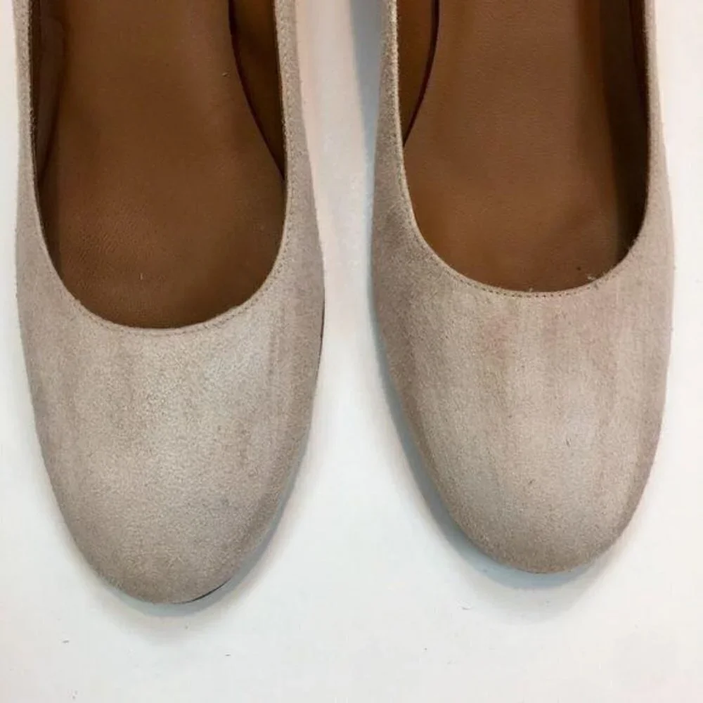 Margaux The Heel Suede Block Heels Sz 12.5 - Picture 7 of 13